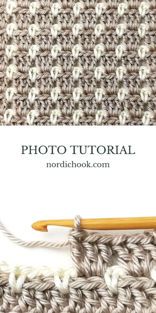 Crochet stitch tutorial: Block stitch