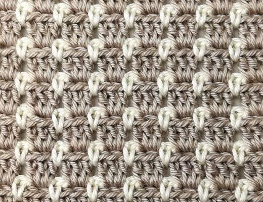 Crochet stitch tutorial: Block stitch