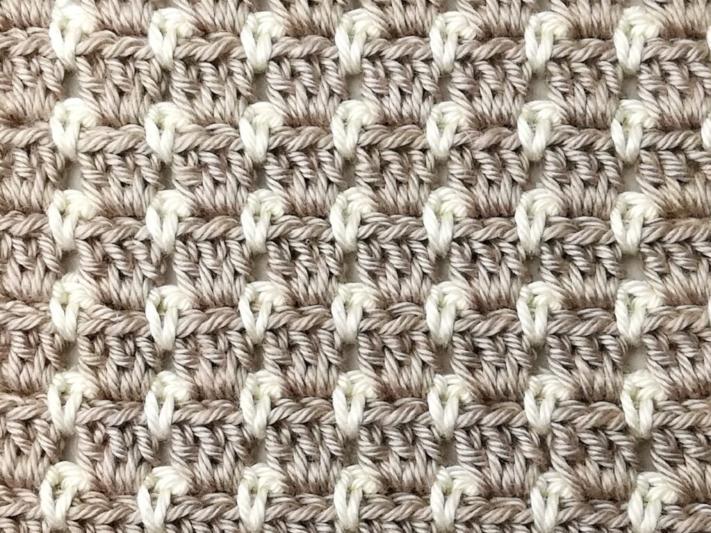 Crochet stitch tutorial: Block stitch