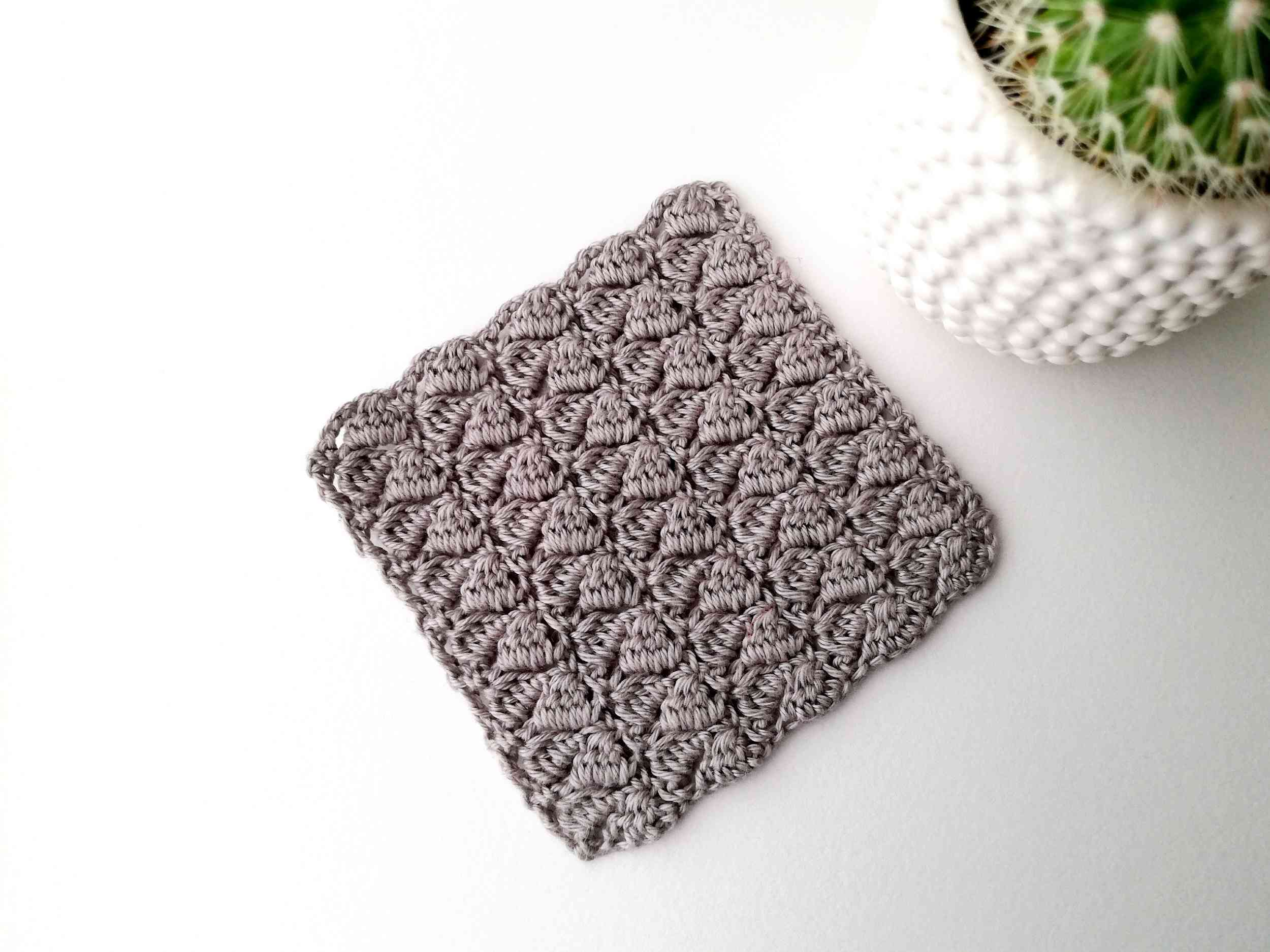 Knit and Crochet Coasters with Mod Podge Ultra - Hooked for Life