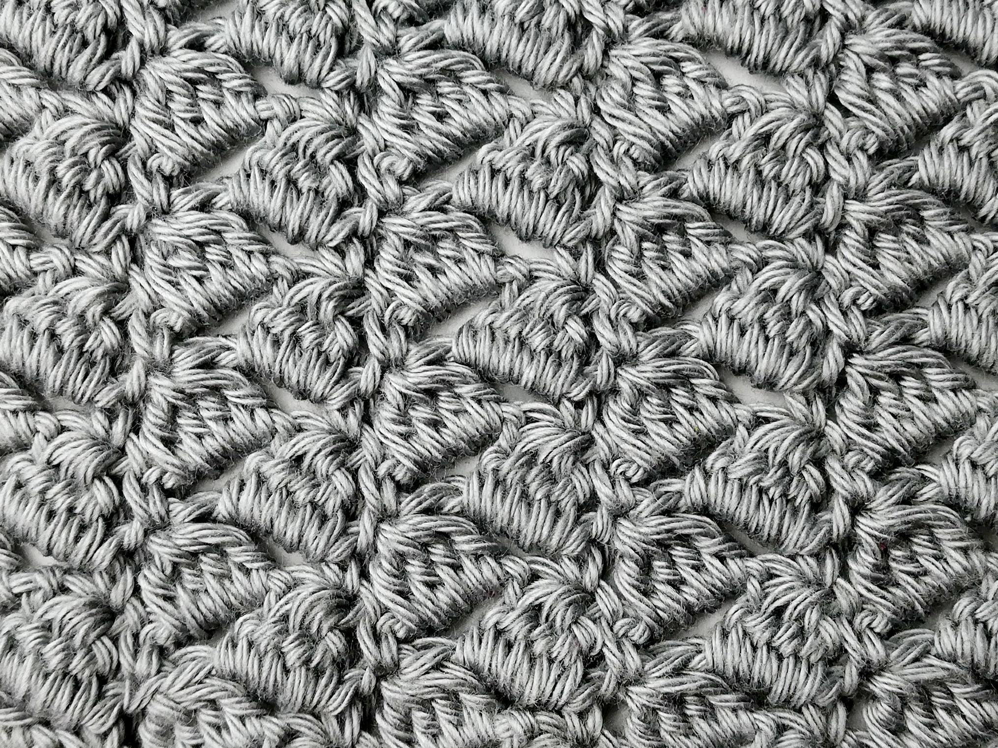 Crochet stitch tutorial: Side saddle stitch