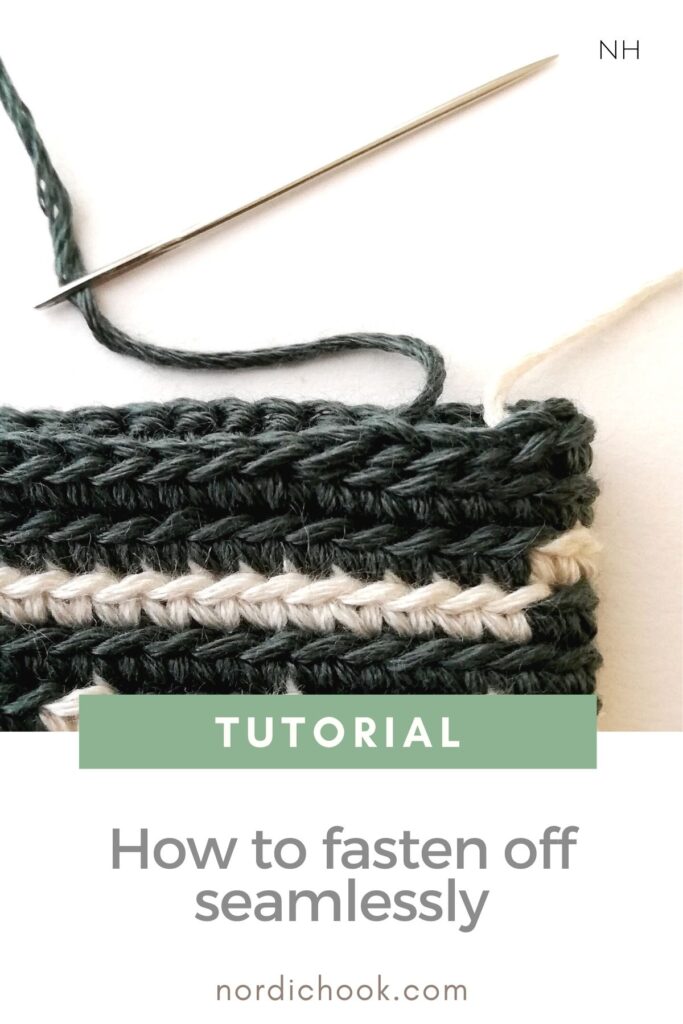 Tutorial: How to fasten off seamlessly