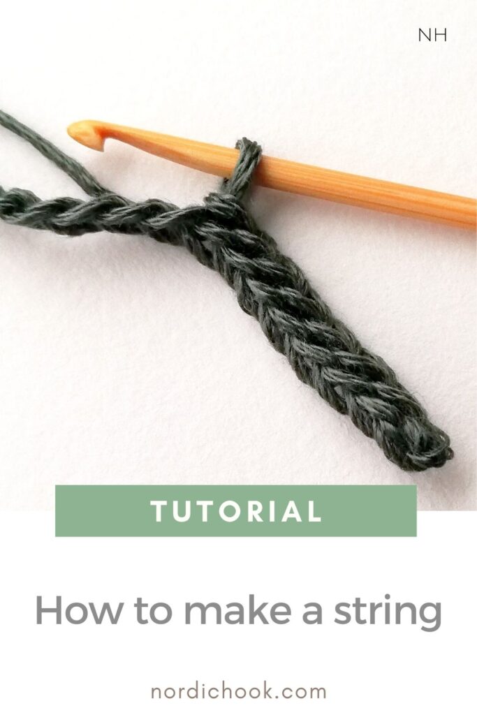 Crochet tutorial: How to make a string