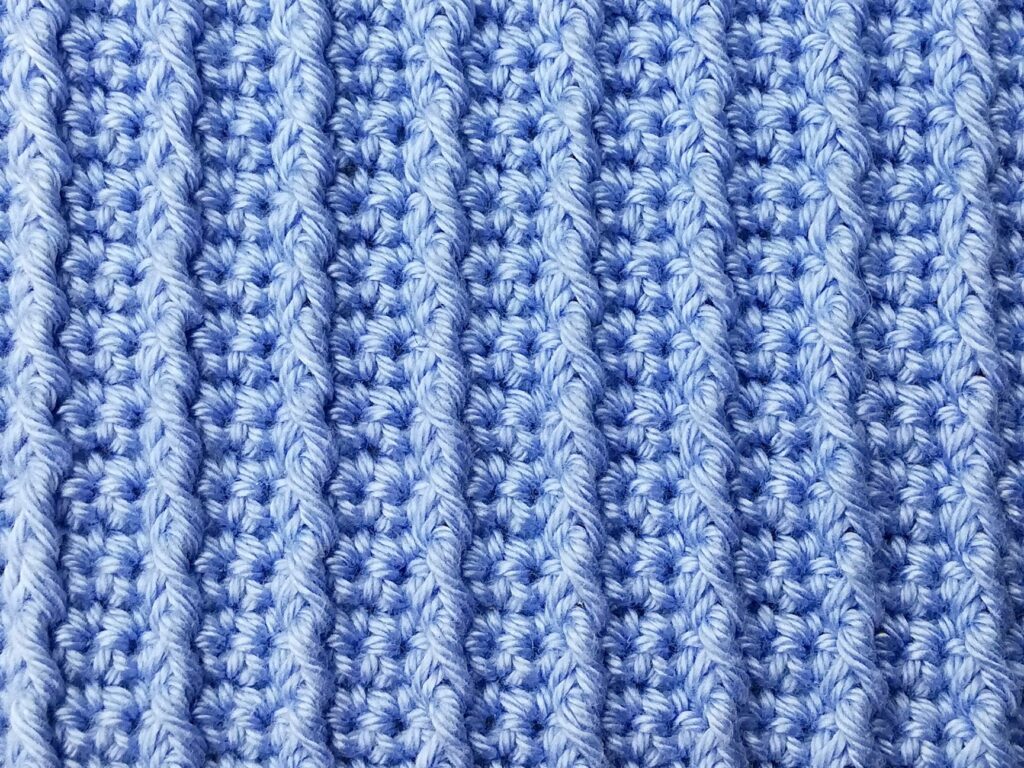 Crochet stitch tutorial: Bar stitch