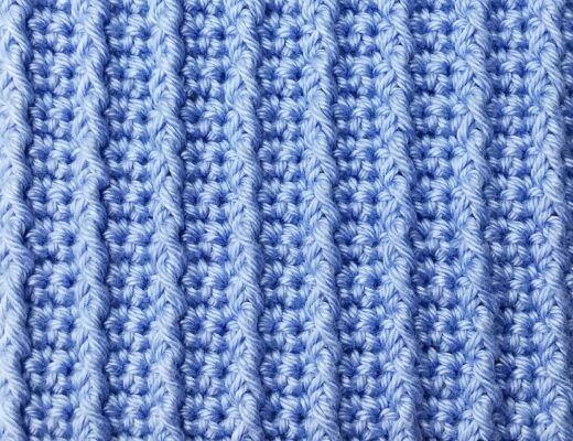 Crochet stitch tutorial: Bar stitch