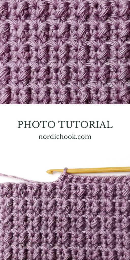Crochet stitch tutorial: Mayberry stitch