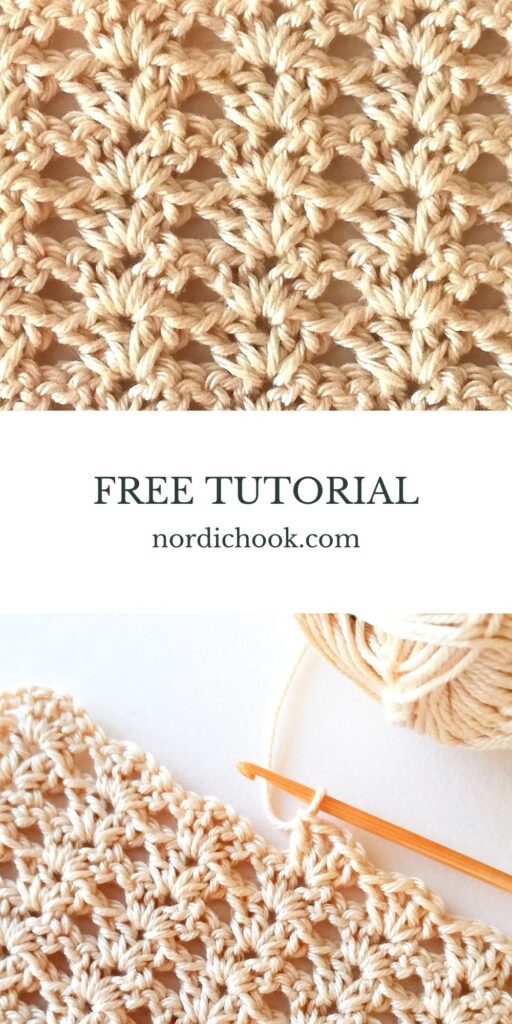 The iris stitch - Nordic Hook - Free crochet stitch tutorial