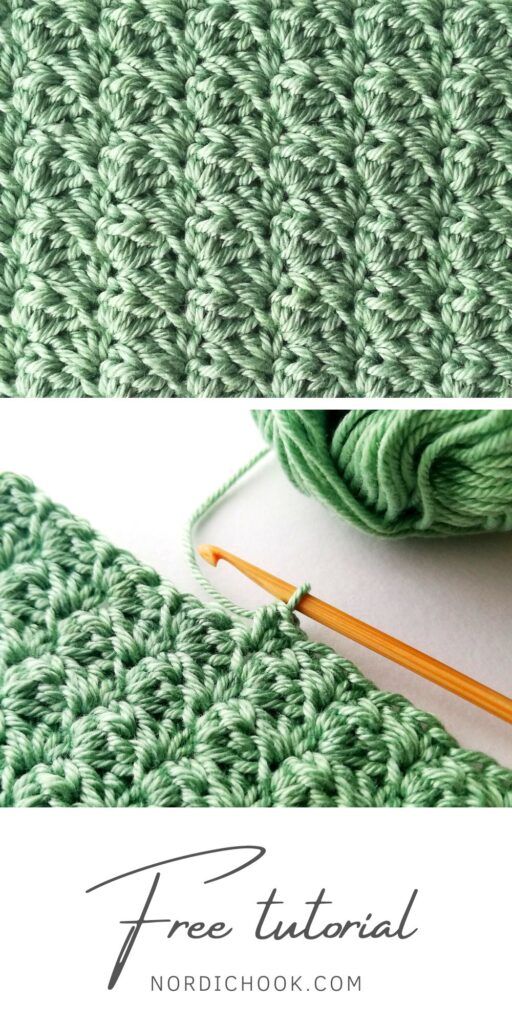 The sedge stitch - Nordic Hook - Free crochet stitch tutorial