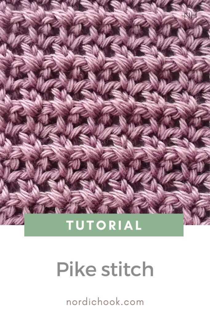 Free crochet tutorial: The pike stitch