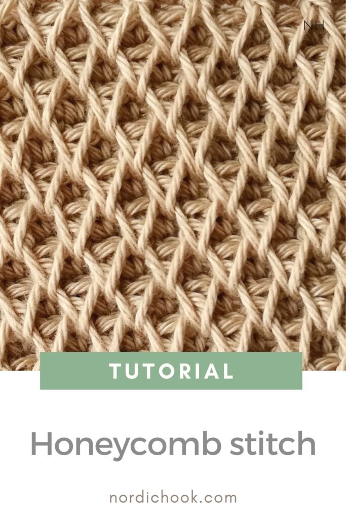 Free tutorial: The honeycomb stitch