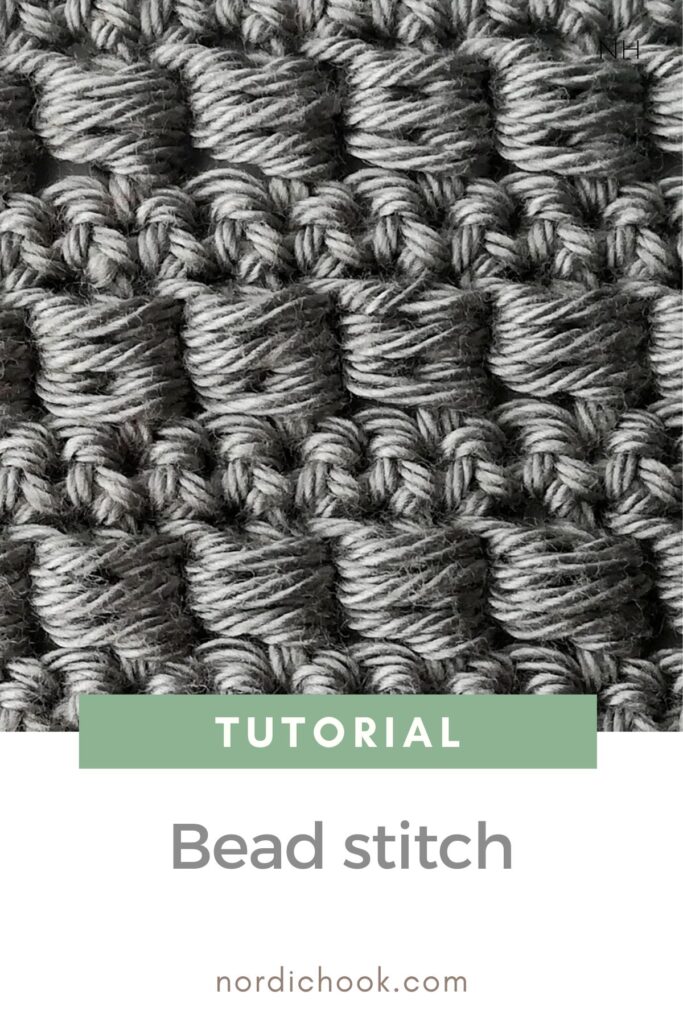 Free crochet tutorial: Bead stitch