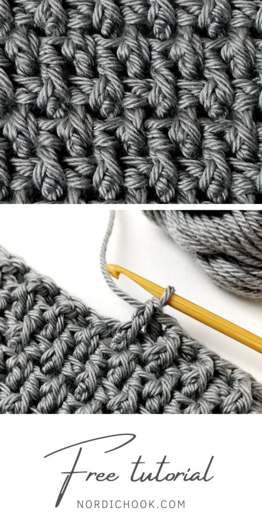 Free crochet tutorial: The rice stitch