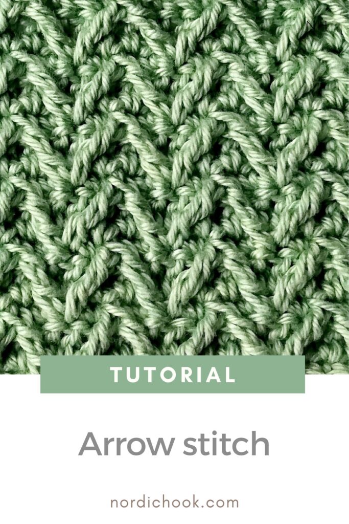 Free crochet tutorial: The arrow stitch