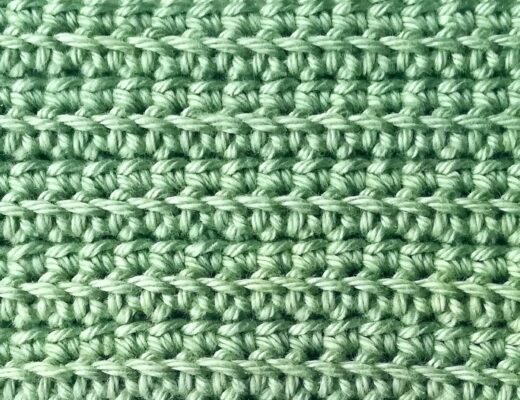 Linked half double crochet
