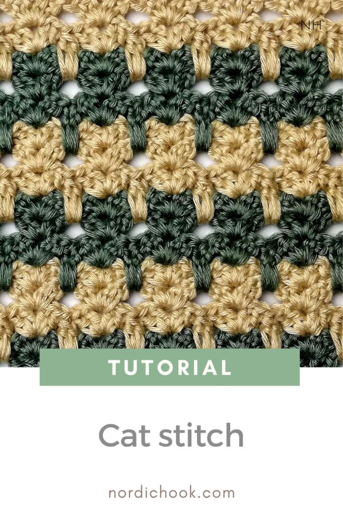 Free crochet tutorial: The cat stitch