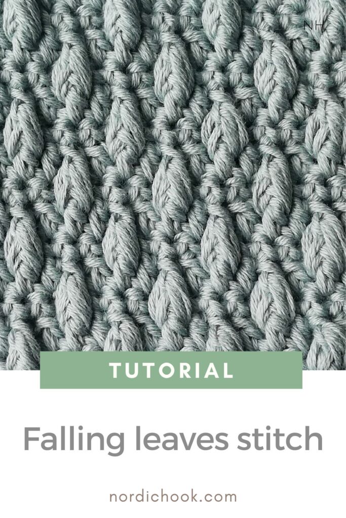 Free crochet tutorial: The falling leaves stitch