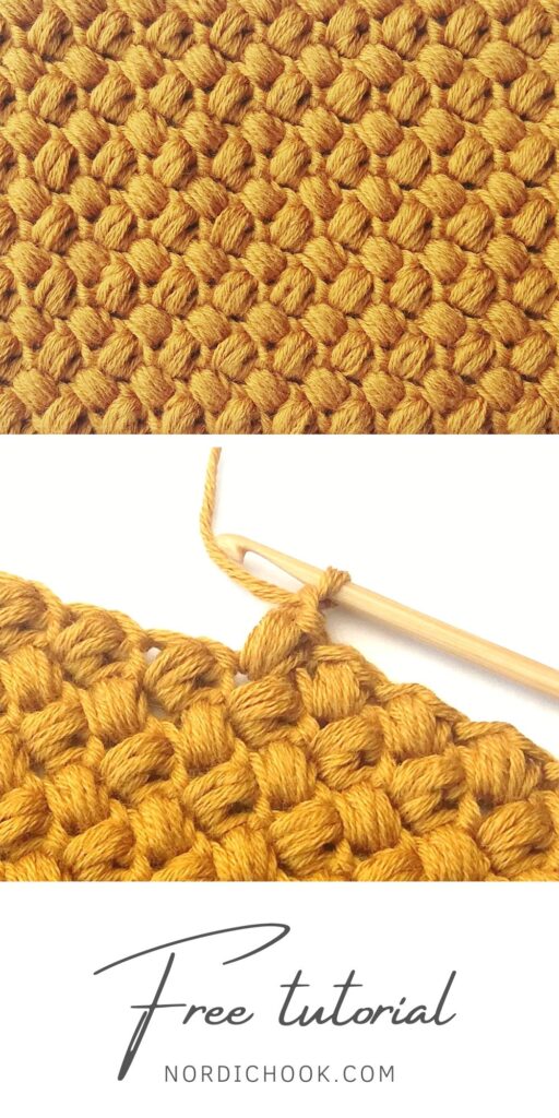 Free crochet tutorial: The bean stitch