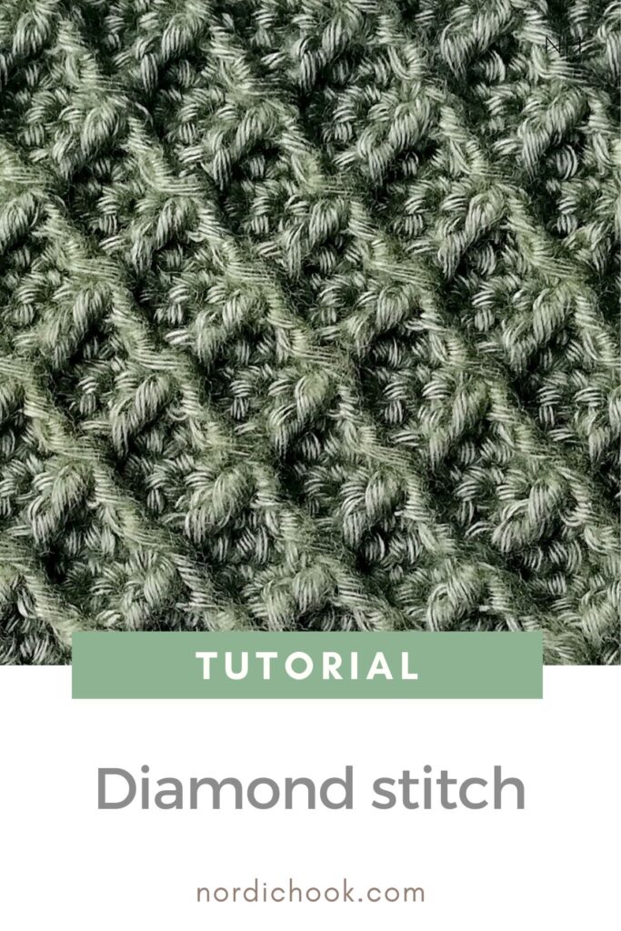 Free crochet tutorial: The diamond stitch