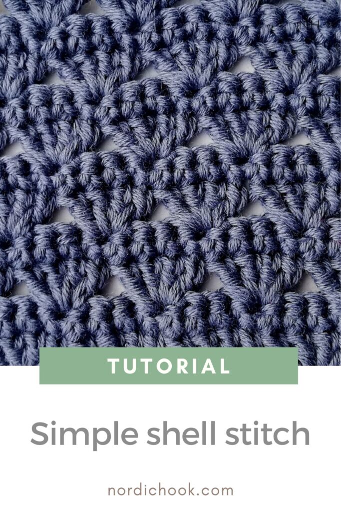 Crochet tutorial: The simple shell stitch