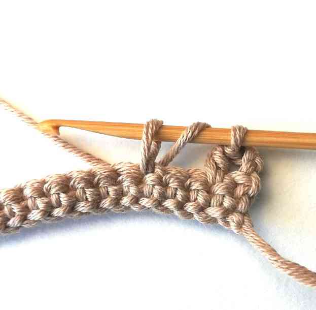 The harvest stitch - Nordic Hook - Free crochet stitch tutorial