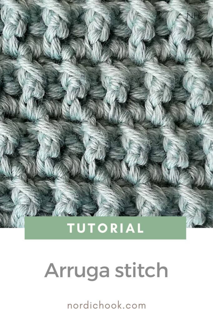 Crochet tutorial: The arruga stitch
