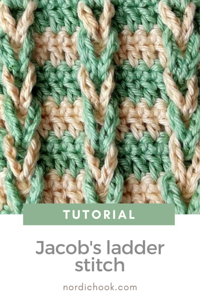 Crochet tutorial: The Jacob's ladder stitch