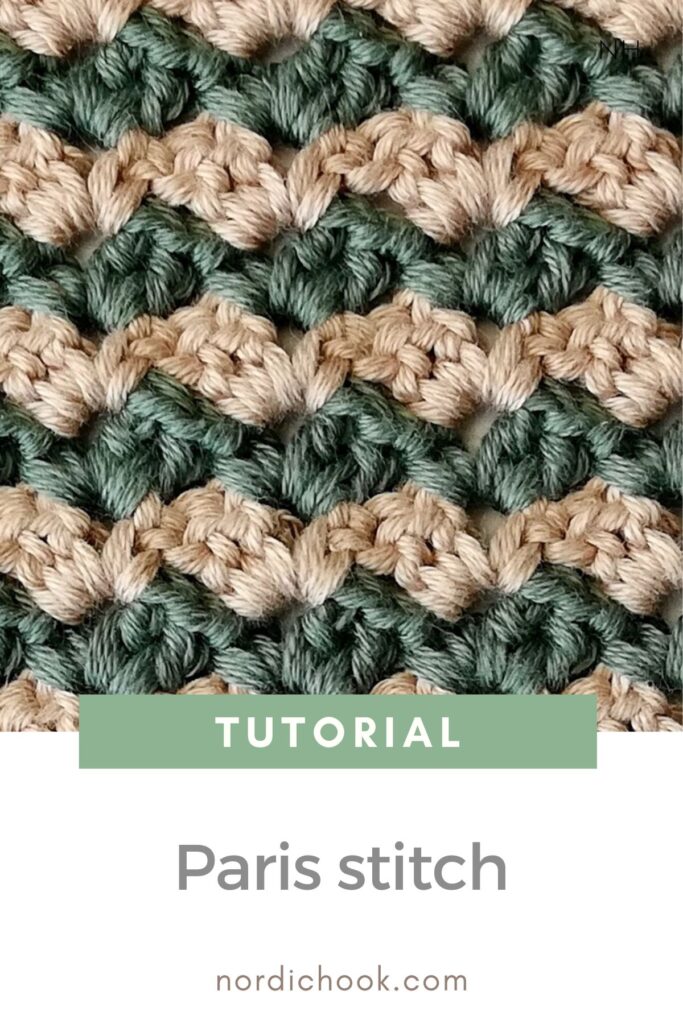 Crochet tutorial: The Paris stitch
