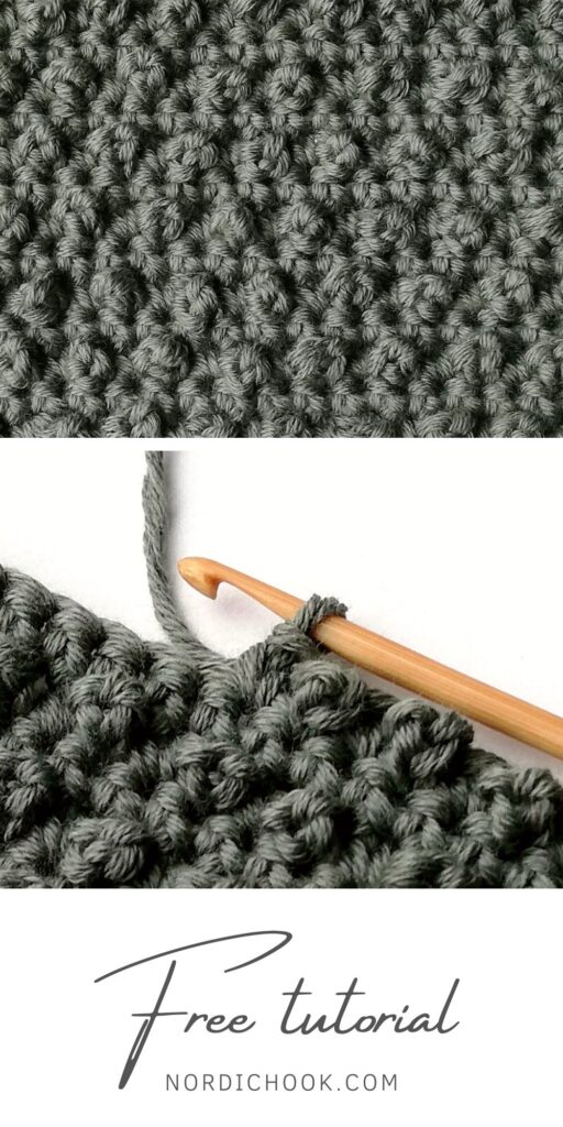 Crochet tutorial: The granule stitch