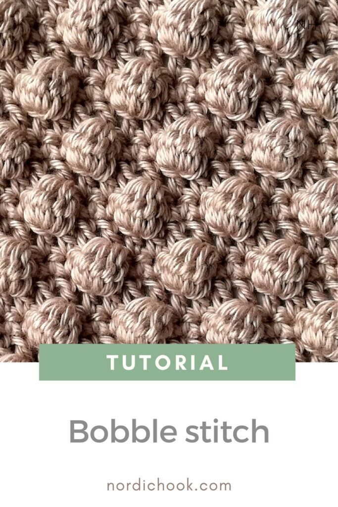 Crochet tutorial: The bobble stitch