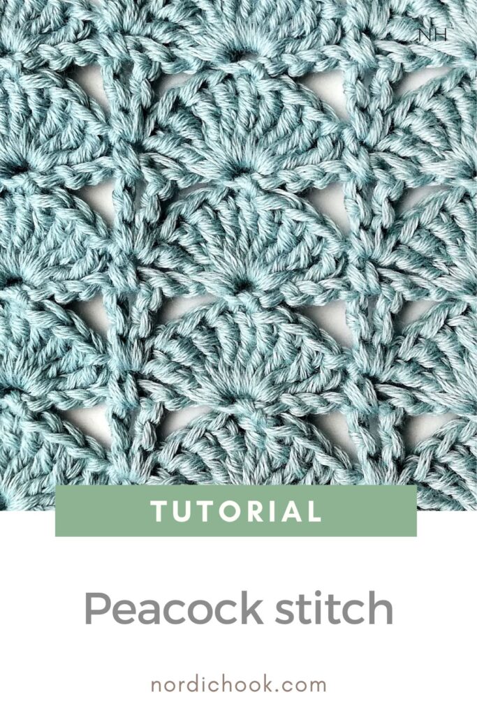 Crochet tutorial: The peacock stitch