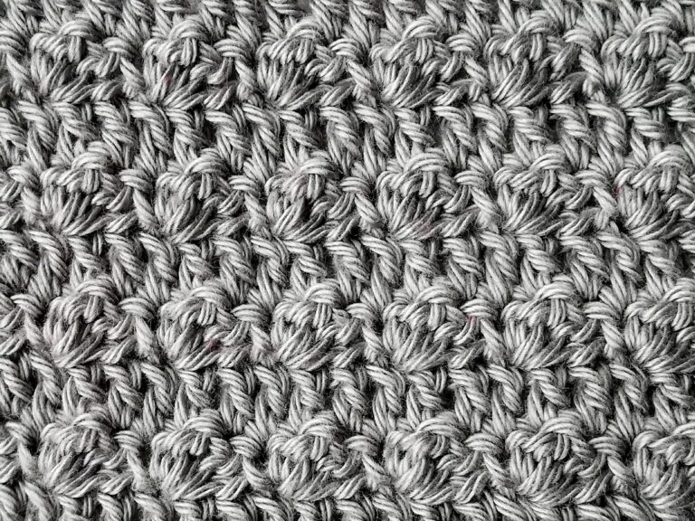 The silt stitch - Nordic Hook - Free crochet stitch tutorial