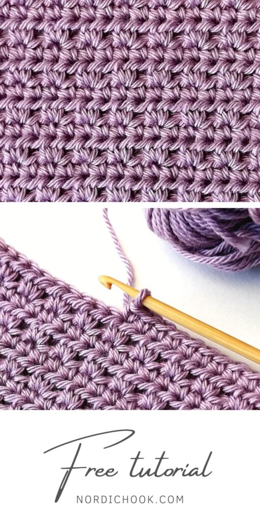 Free crochet tutorial: The prairie stitch