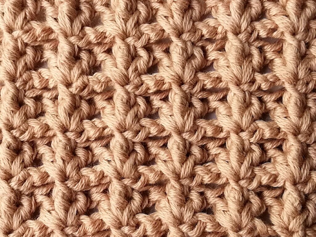 The bird footprint stitch