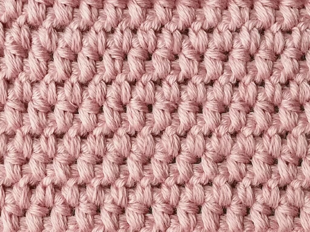 The wide half double crochet