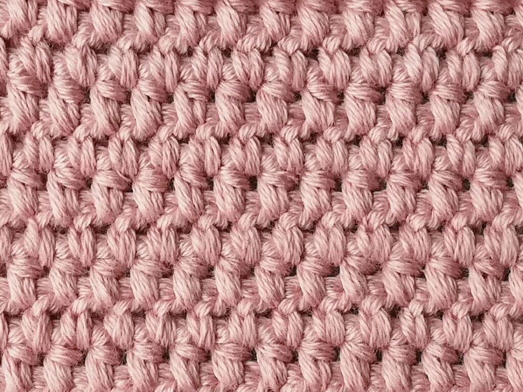 The wide half double crochet