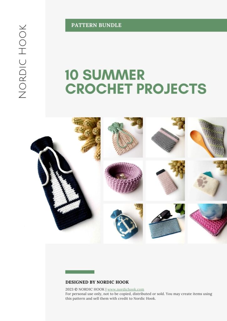 PDF pattern bundle: 10 summer crochet projects