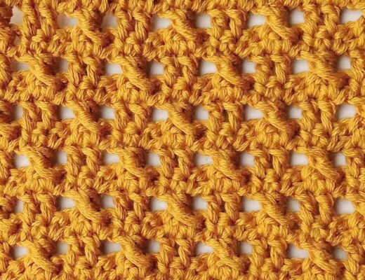 The woven mesh stitch