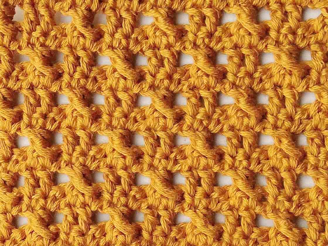 The woven mesh stitch