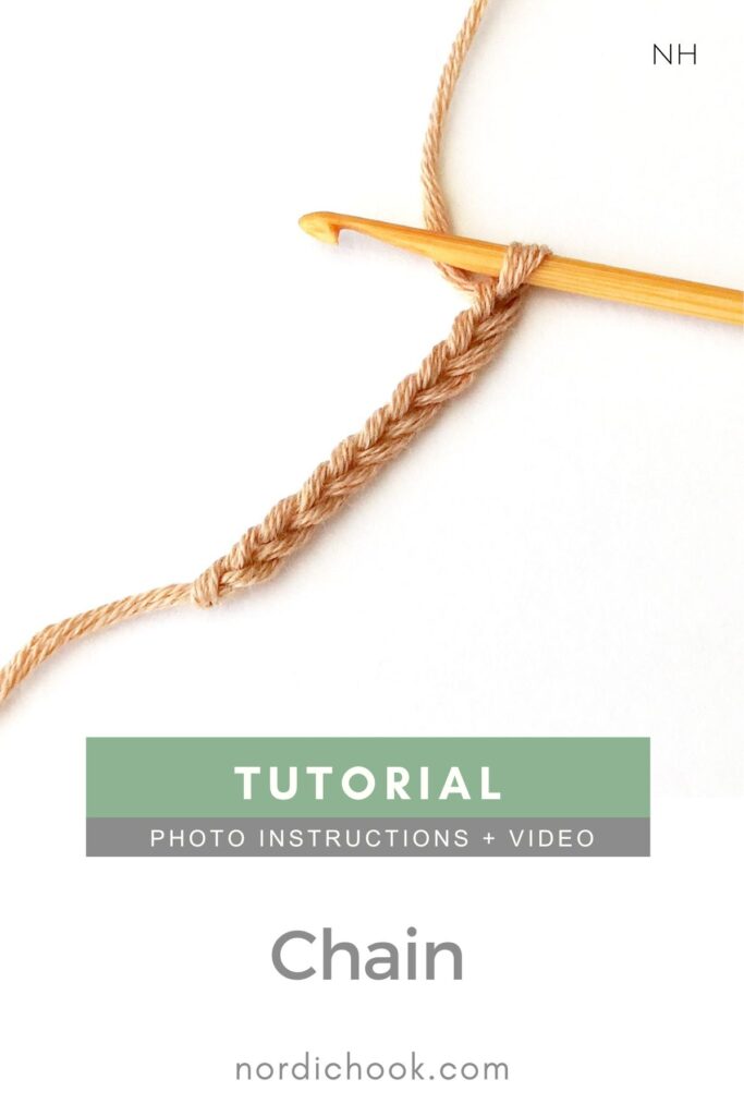 Photo and video Cochet tutorial: Chain