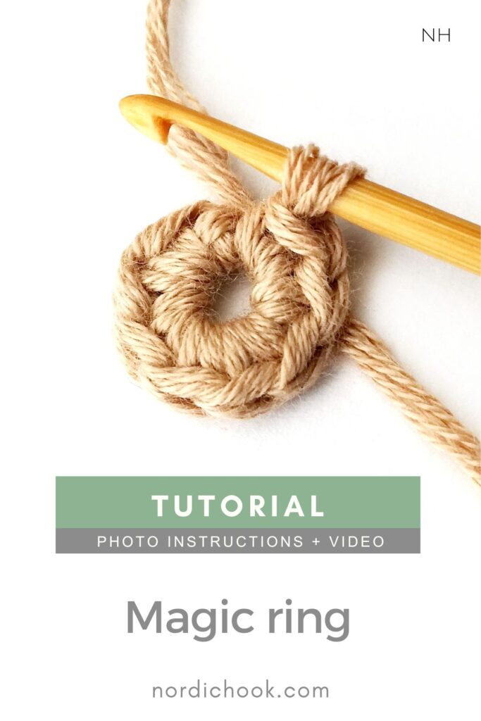 Crochet video tutorial: Magic (adjustable) ring