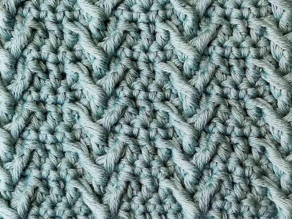 The vertical fishbones stitch