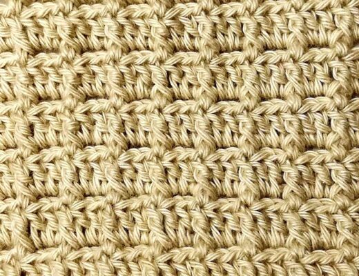 Crochet stitch tutorial: The aligned squares stitch