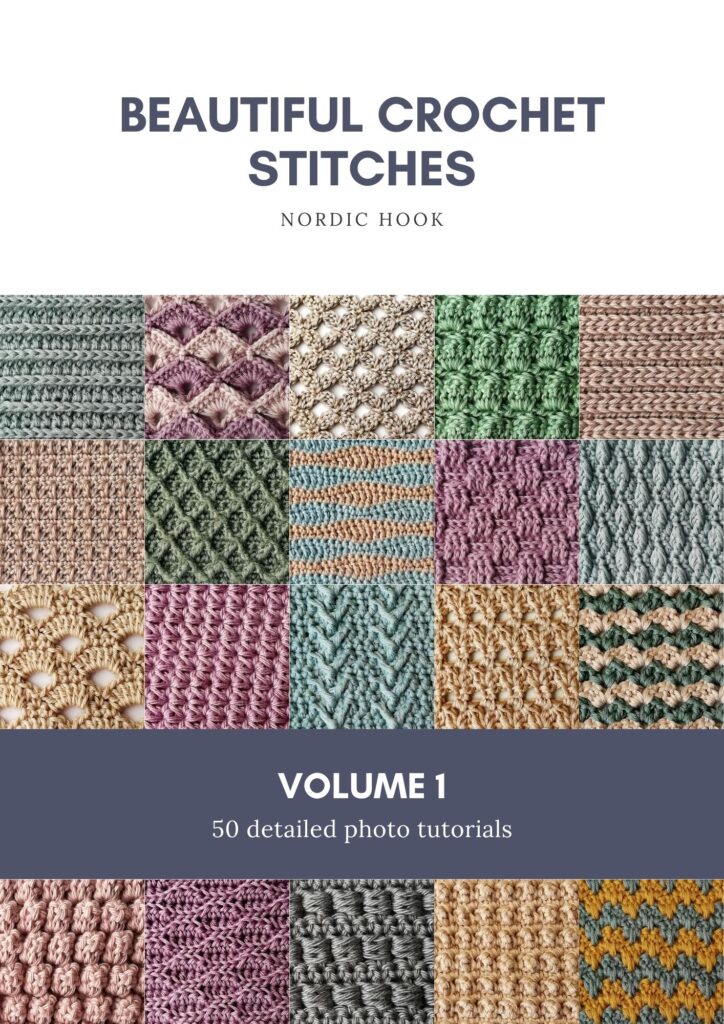 Ebook Beautiful Crochet Stitches Volume 1: 50 detailed crochet stitch tutorials