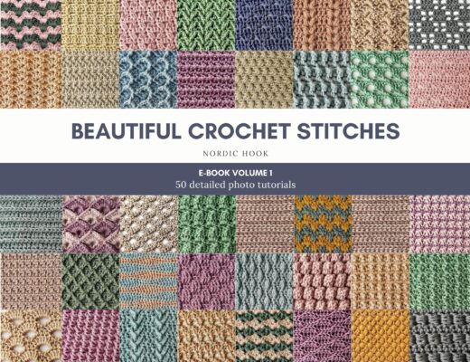 E-book Beautiful Crochet Stitches Volume 1: 50 detailed tutorials