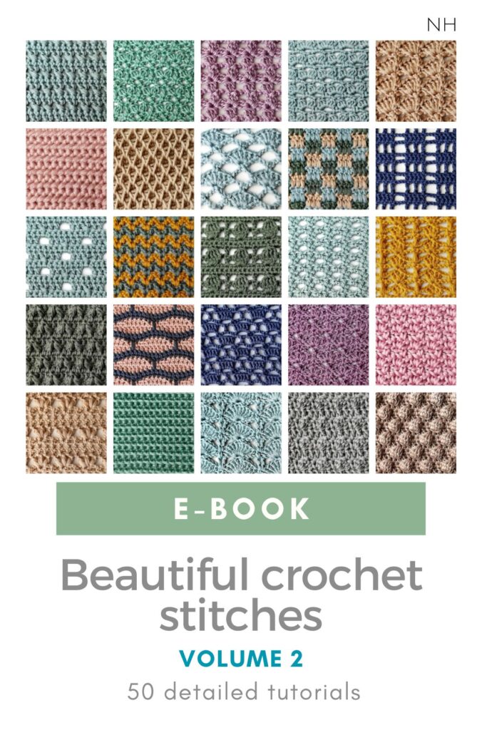 E-book Beautiful crochet stitches Volume 2: 50 detailed photo tutorials