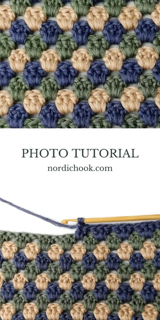 Crochet stitch tutorial: The granny stripe stitch