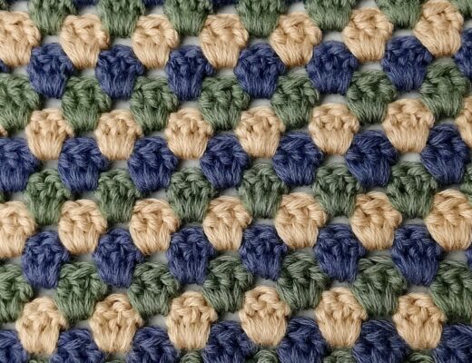 Crochet stitch tutorial: The granny stripe stitch