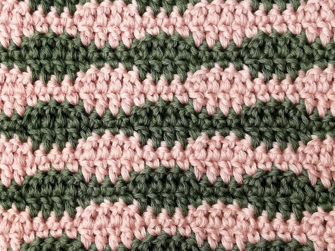 Crochet stitch tutorial: Smooth wave stitch