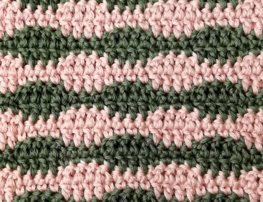 Crochet stitch tutorial: Smooth wave stitch