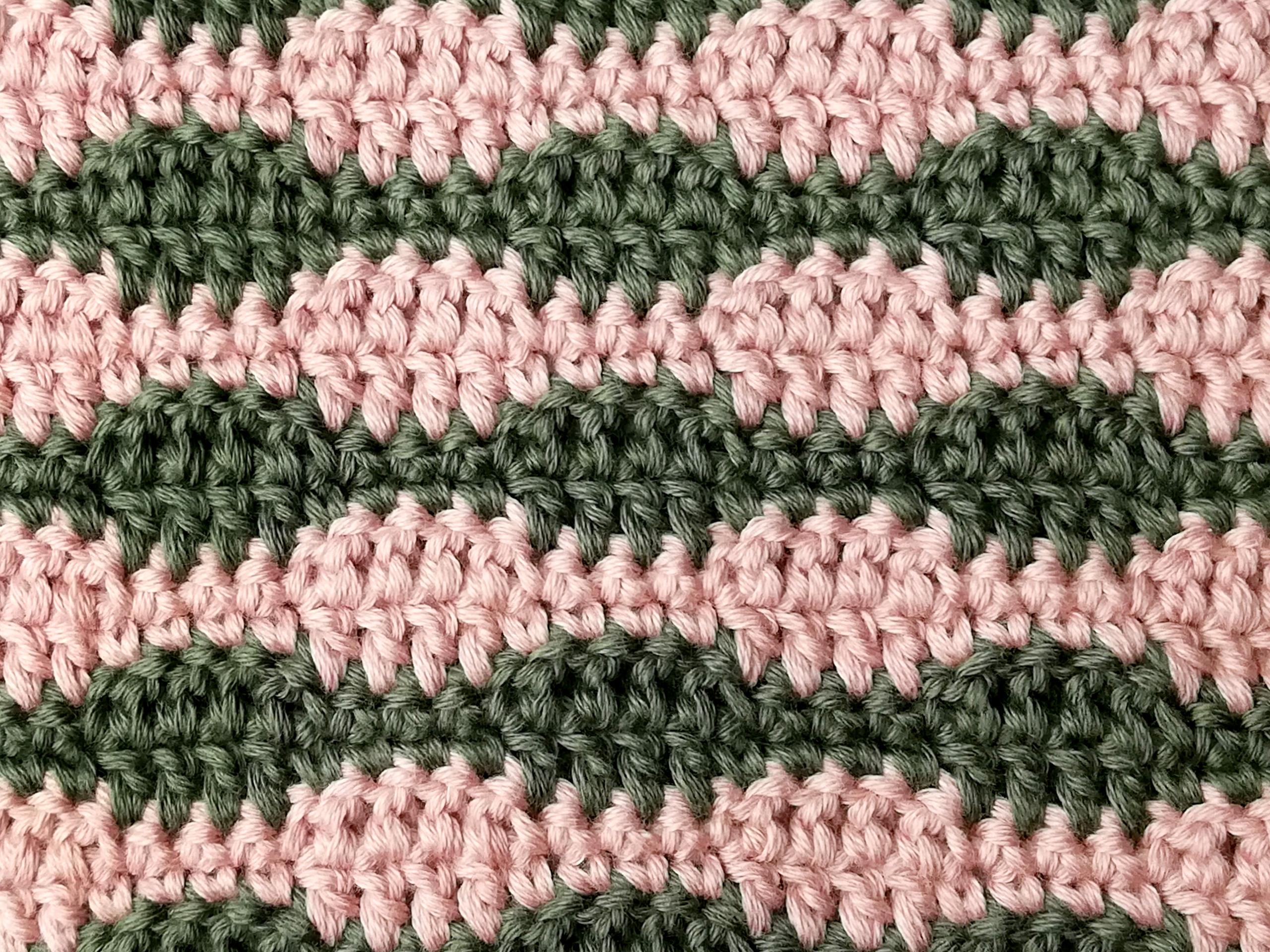 Crochet stitch tutorial: Smooth wave stitch
